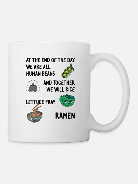Süßes Essen Zutaten Wortspiele - Tasse - Weiß