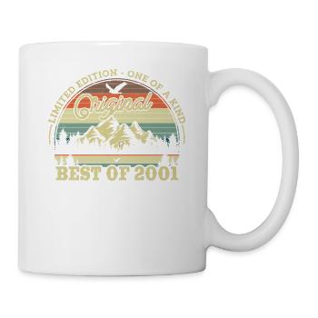 Cadeau rétro 2001, 22/23 anniversaire - Mug blanc - blanc - Droite