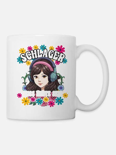 Schlager - Tasse - Weiß