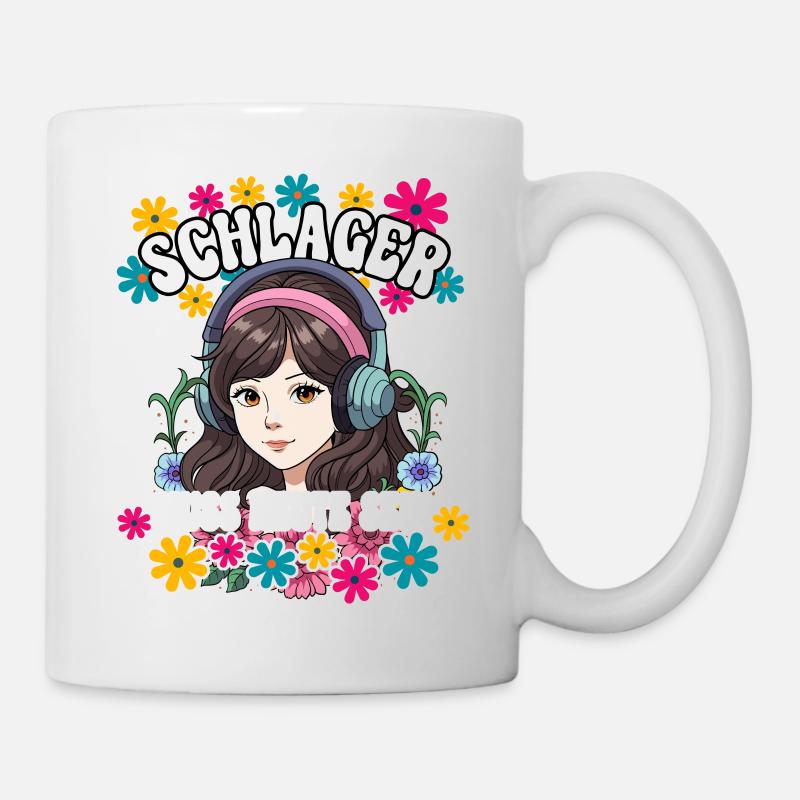 Schlager - Tasse - Weiß