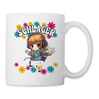 Schlager - Tasse - Weiß - Rechts