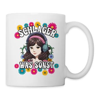 Schlager - Tasse - Weiß - Rechts