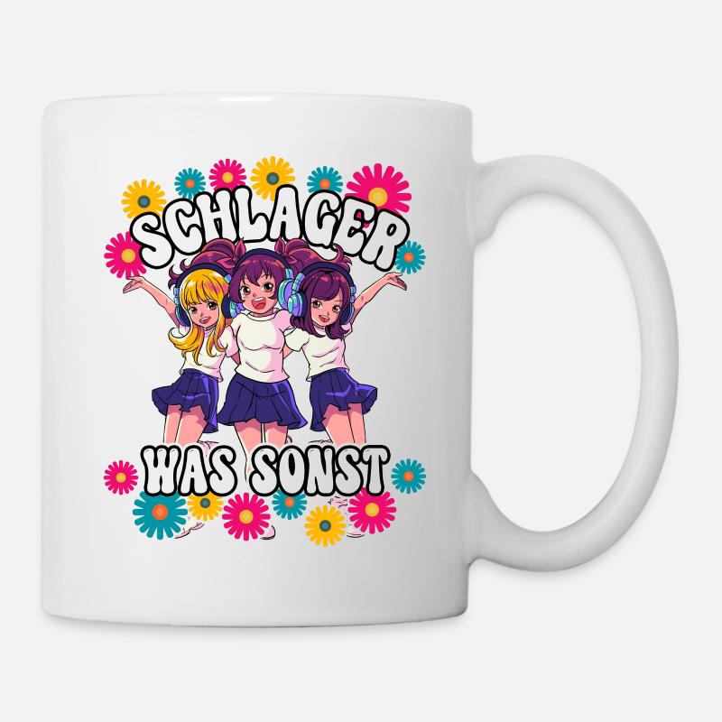 Schlager - Tasse - Weiß