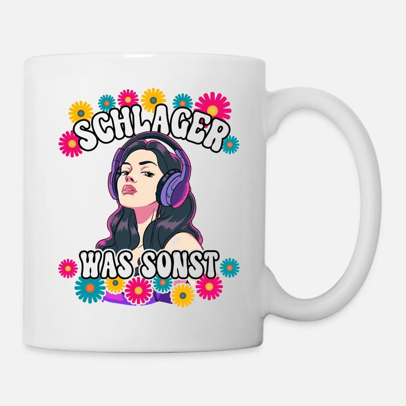 Schlager - Tasse - Weiß