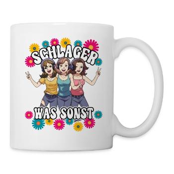 Schlager - Tasse - Weiß - Rechts