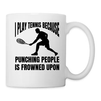 Tennis Player Tennis Lovers Tennis Tennis Club - Mug - white - Right