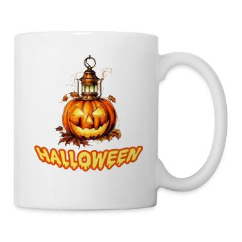 Bad Pumpkin Böser Kürbis Halloween - Tasse - Weiß - Rechts