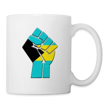 Bahamas Flag Country Pride Ascendance familiale autochtone - Mug blanc - blanc - Droite