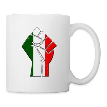 Italien-Flagge Italienischer Landstolz Einheimische Familie - Tasse - Weiß - Rechts