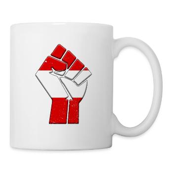 Autriche Drapeau Autriche Pays Fierté Famille autochtone - Mug blanc - blanc - Droite