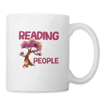 C’est ce qu’on appelle la lecture - c’est ainsi que les gens installent - Mug blanc - blanc - Droite