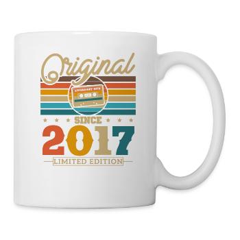 Retro birthday gift for 6/7 year olds - Mug - white - Right