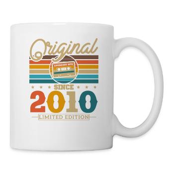 Cadeau d’anniversaire rétro 2010 - Mug blanc - blanc - Droite