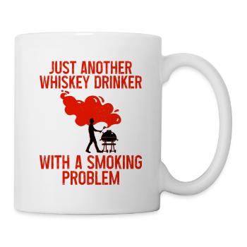 Juste un autre buveur de whisky avec un problème de tabagisme3 - Mug blanc - blanc - Droite