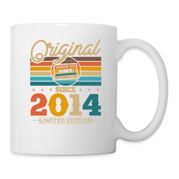 Retro Birthday Gift 2014 - Mug - white - Right