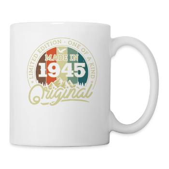 Birthday joy 78/79 years - Mug - white - Right