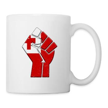 Drapeau des Tonga Pays tongan Fierté Famille autochtone - Mug blanc - blanc - Droite