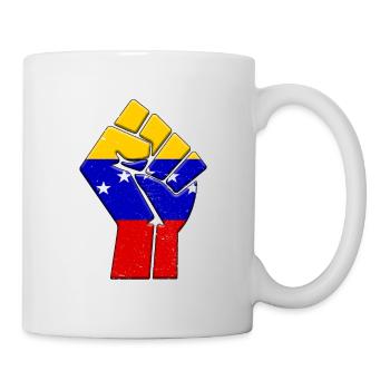 Drapeau du Venezuela Pays vénézuélien Fierté Natif - Mug blanc - blanc - Droite