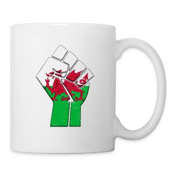 Wales United Kingdom Flag Welsh UK Country Pride - Mug - white - Right