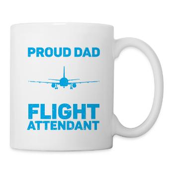Flight Attendant Papa Stewardess Flight Attendant - Mug - white - Right