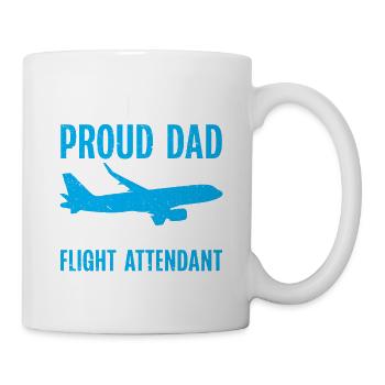 Flight Attendant Papa Stewardess Flight Attendant - Mug - white - Right