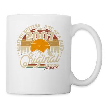 Vintage Wein 2007 - Perfektes Geburtstagsgeschenk - Tasse - Weiß - Rechts