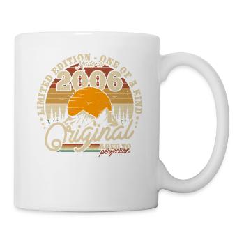 Vintage 2006 - Perfektes 17/18 Geburtstagsgeschenk - Tasse - Weiß - Rechts