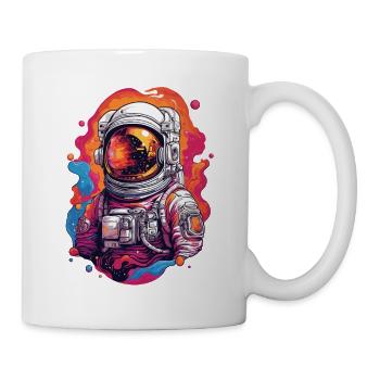 Astronauten im Weltall Ästhetisches Abenteuer - Tasse - Weiß - Rechts
