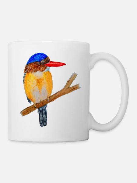 Colorful bird - Mug - white
