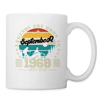 September 1968. Birthday gift September 1968 - Mug - white - Right