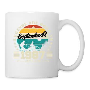 September 1987. Birthday gift September 1987 - Mug - white - Right