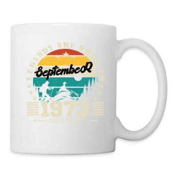 September 1973. Birthday gift September 1973 - Mug - white - Right