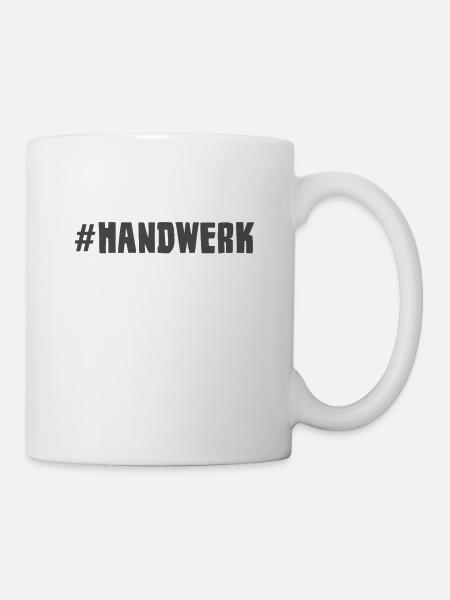 Handwerk - Tasse - Weiß