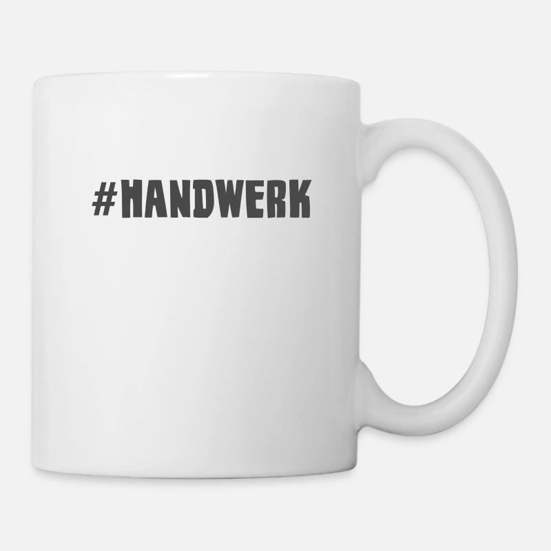 Handwerk - Tasse - Weiß