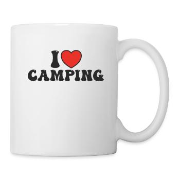 I love Camping - Tasse - Weiß - Rechts