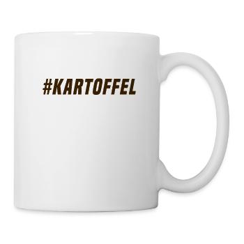 Hashtag Kartoffel - Tasse - Weiß - Rechts