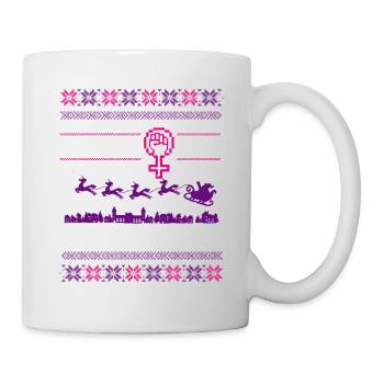 Sleigh The Patriarchy - Tasse - Weiß - Rechts