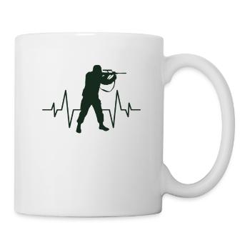 Soldier heartbeat - Mug - white - Right