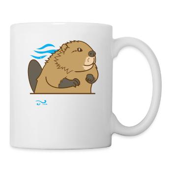 Beaver Whisperer - Mug - white - Right