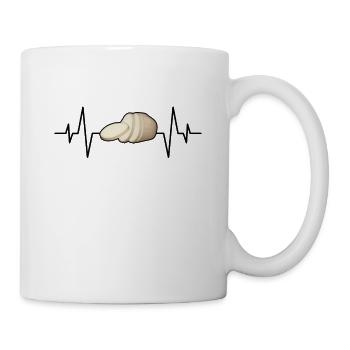 Kartoffel Herzschlag - Tasse - Weiß - Rechts