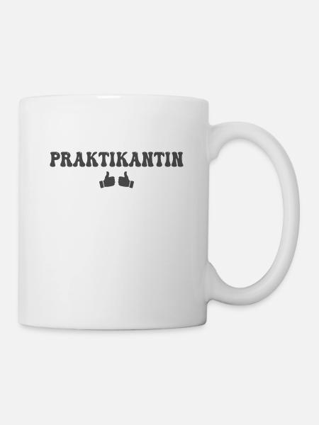 Praktikantin - Tasse - Weiß