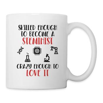 Skilled Enough To Become A Steminist STEM - Mug - white - Right