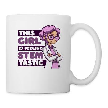 This Girl Is Feeling Stemtastic STEM Scientist - Mug - white - Right