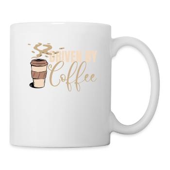 Driven by Coffee - Coffee Lovers Coffee Morning - Mug - white - Right
