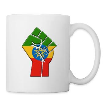 Ethipoia Flag Ethiopian Country Pride Native - Mug blanc - blanc - Droite