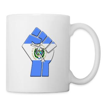 El Salvador Drapeau Pays salvadorien Fierté Natif - Mug blanc - blanc - Droite