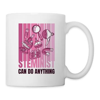 Steminist peut tout faire Scientifique STEM Steminist - Mug blanc - blanc - Droite