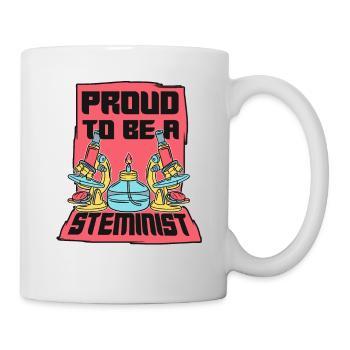 Proud To Be A Steminist STEM Scientist Steminist - Mug - white - Right