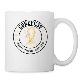 CureFest 2023 CureFest pour les patients atteints de cancer infantile - Mug blanc - blanc - Droite