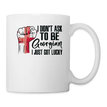 Georgian Pride Georgia Flag Grown Georgian Roots - Mug - white - Right